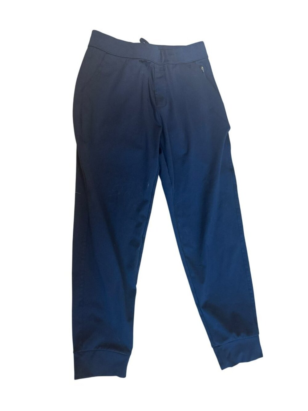 32 Degrees Womens Jogger Pants M Heat Navy Blue Zipper Pockets Athletic